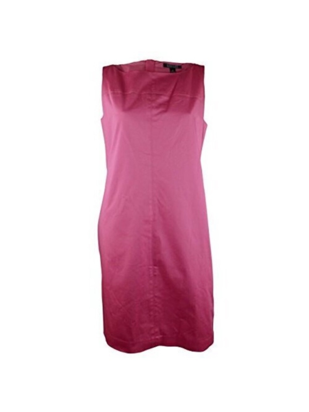 Lauren Ralph Lauren Sleeveless Pink CottonSheath Dress with Boat Neck size 10.